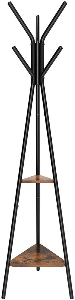 Vintage Coat Rack Stand Black RCR16BX