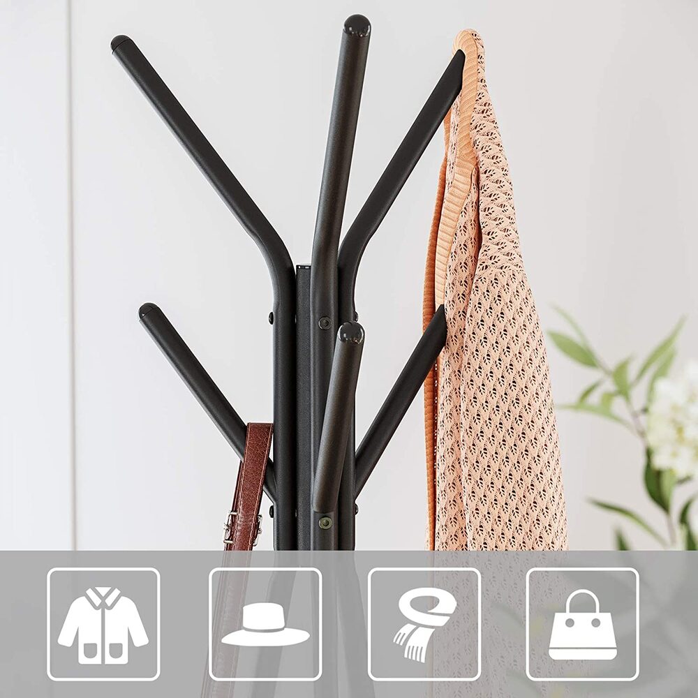 Vintage Coat Rack Stand Black RCR16BX