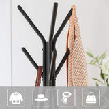 Vintage Coat Rack Stand Black RCR16BX