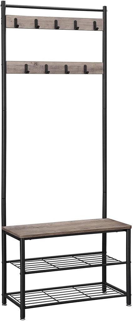 Coat Rack Stand 175cm Greige HSR41MB