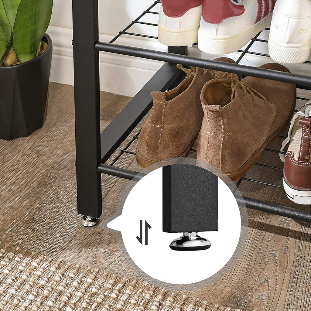 Coat Rack Stand 175cm Greige HSR41MB