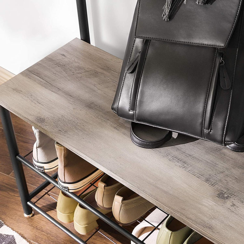 Coat Rack Stand 175cm Greige HSR41MB