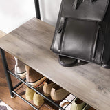 Coat Rack Stand 175cm Greige HSR41MB