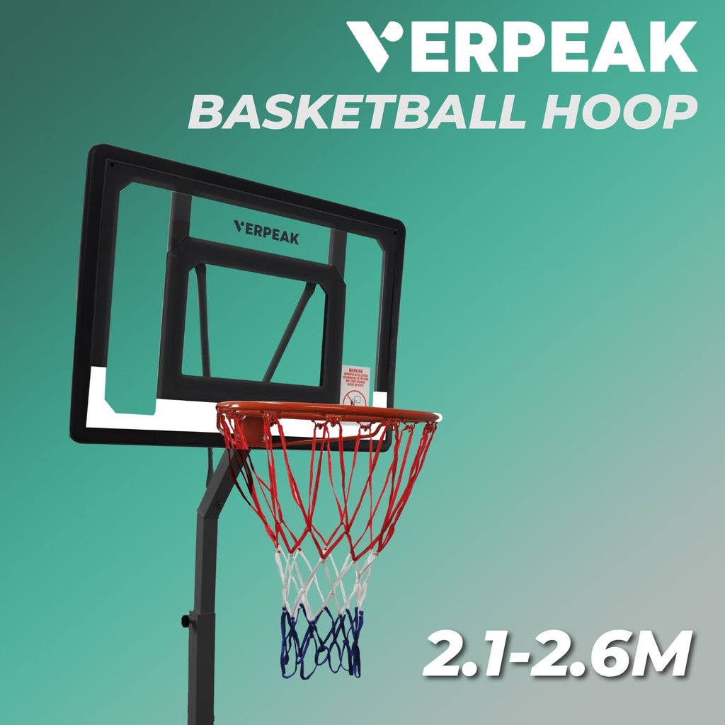 Basketball Hoop Stand ( 2.1M - 2.60M ) BLACK VP-BHS-102-SBA