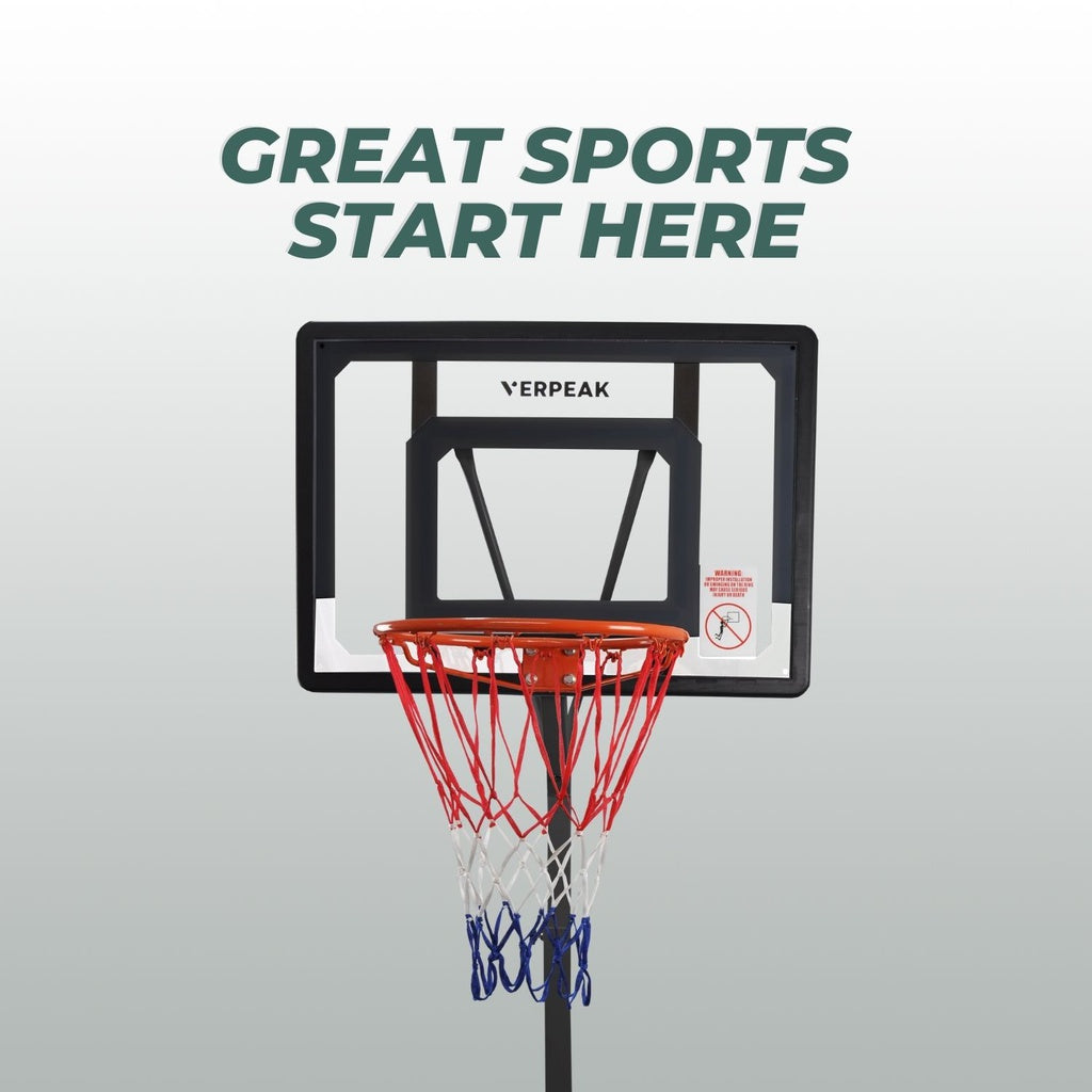 Basketball Hoop Stand ( 2.1M - 2.60M ) BLACK VP-BHS-102-SBA
