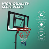 Basketball Hoop Stand ( 2.1M - 2.60M ) BLACK VP-BHS-102-SBA
