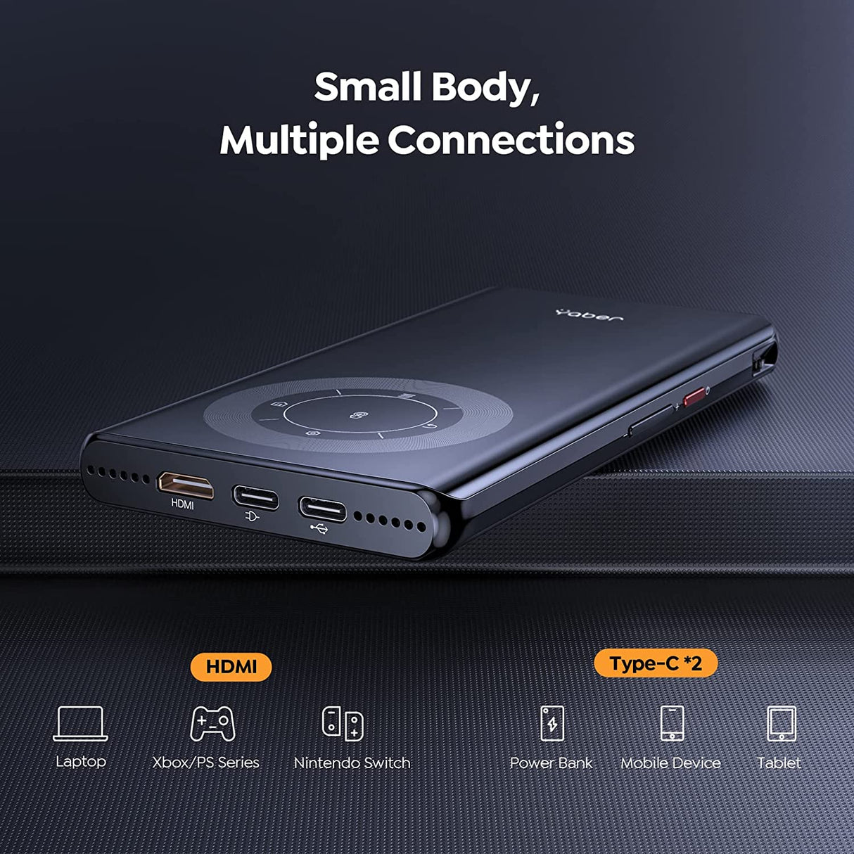 Pico T1 Native 1080P Portable Mini Pocket Projector Pico T1