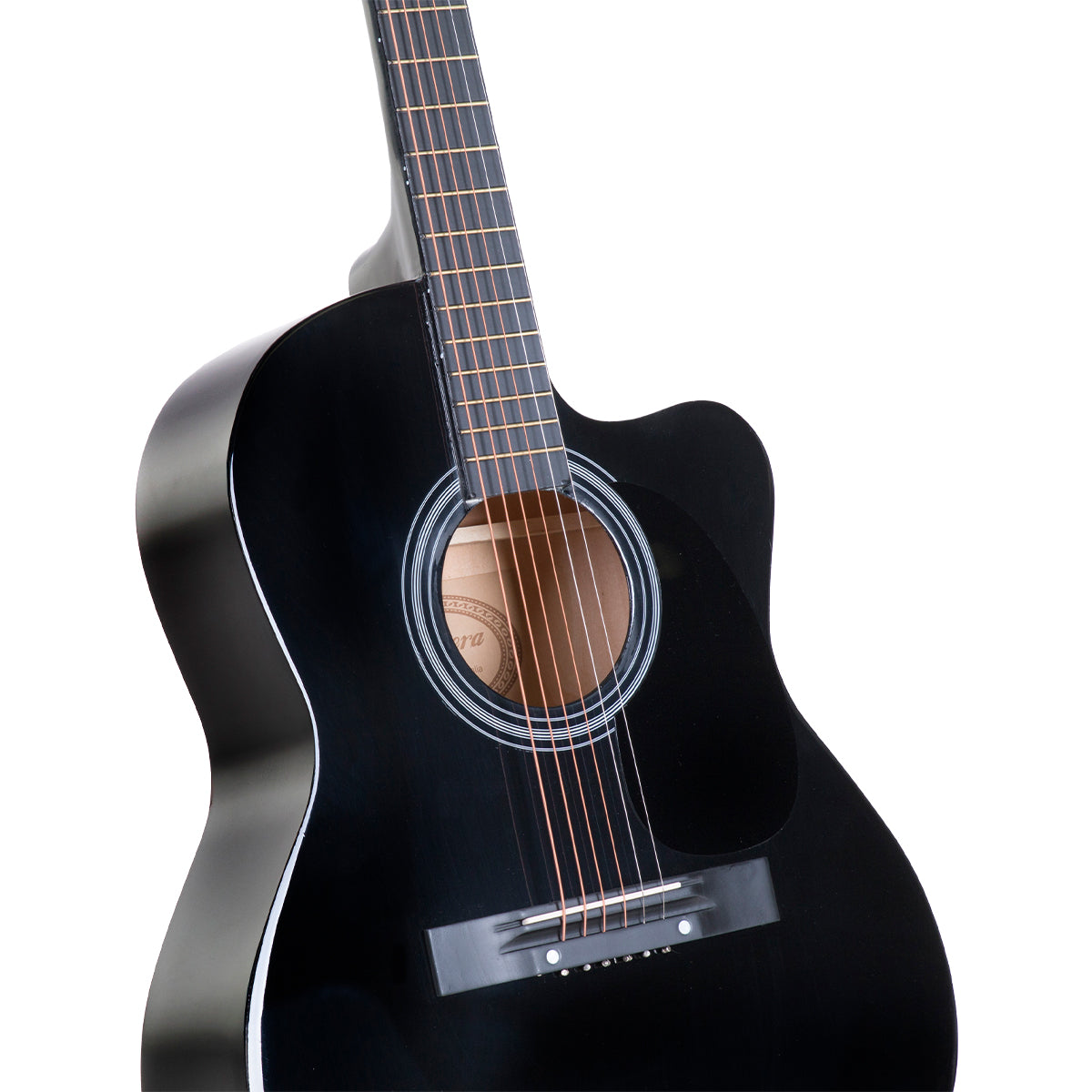 Acoustic Cutaway 40in Guitar - Black