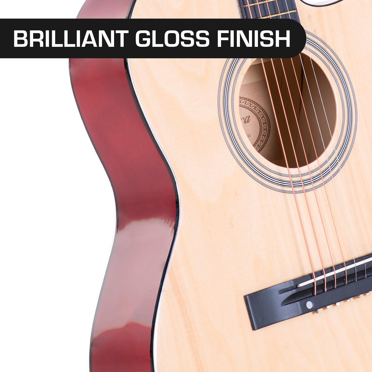 Acoustic Cutaway 40in Guitar - Natural