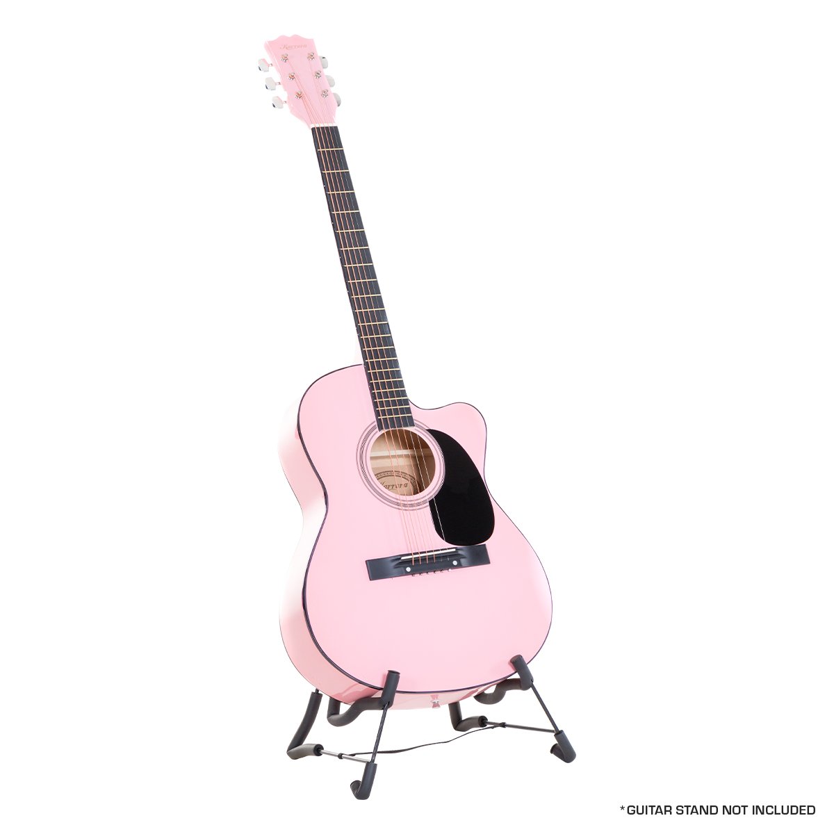 Acoustic Cutaway 40in Guitar - Pink