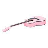 Acoustic Cutaway 40in Guitar - Pink