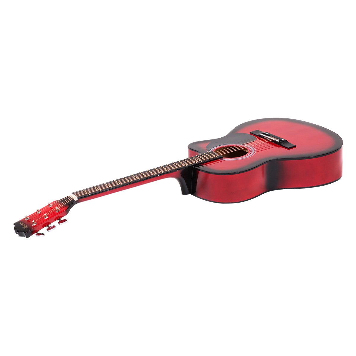 Acoustic Cutaway 40in Guitar - Red