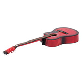 Acoustic Cutaway 40in Guitar - Red