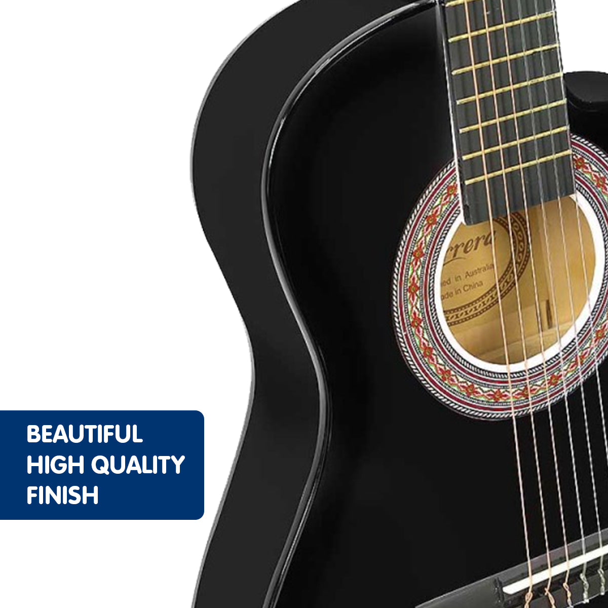Childrens Acoustic Guitar Kids - Black