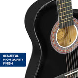 Childrens Acoustic Guitar Kids - Black