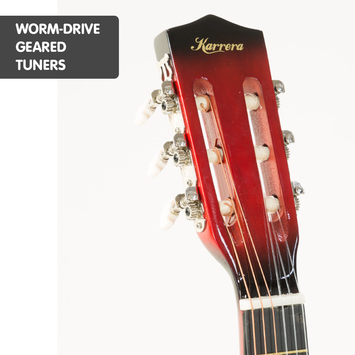 Childrens Acoustic Guitar Kids - Red