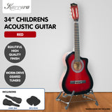 Childrens Acoustic Guitar Kids - Red