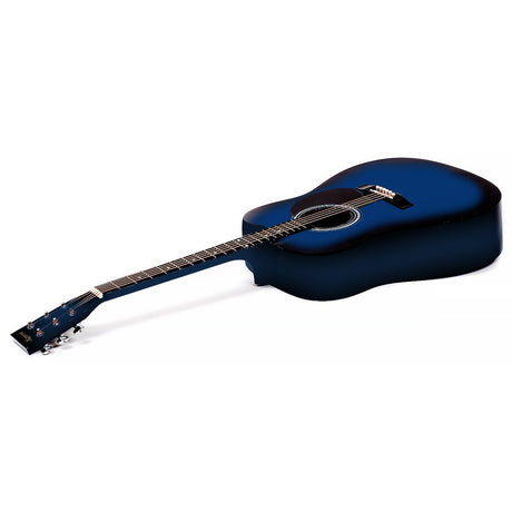 38in Pro Cutaway Acoustic Guitar with Bag Strings - Blue Burst