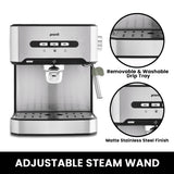 Toaster, Kettle & Coffee Machine Breakfast Set - Black