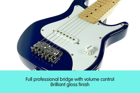 Electric Childrens Kids Guitar - Blue