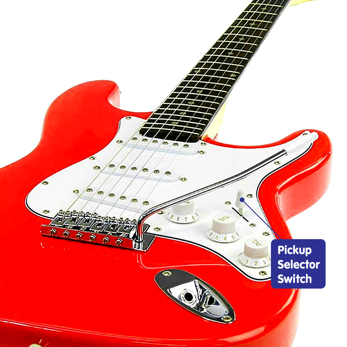 39in Electric Guitar - Red