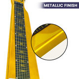 29in 6-String Lap Steel Hawaiian Guitar - Metallic Gold