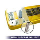 29in 6-String Lap Steel Hawaiian Guitar - Metallic Gold