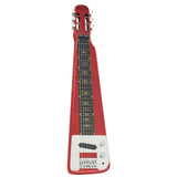6-String Steel Lap Guitar - Metallic Red
