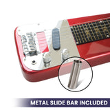 6-String Steel Lap Guitar - Metallic Red