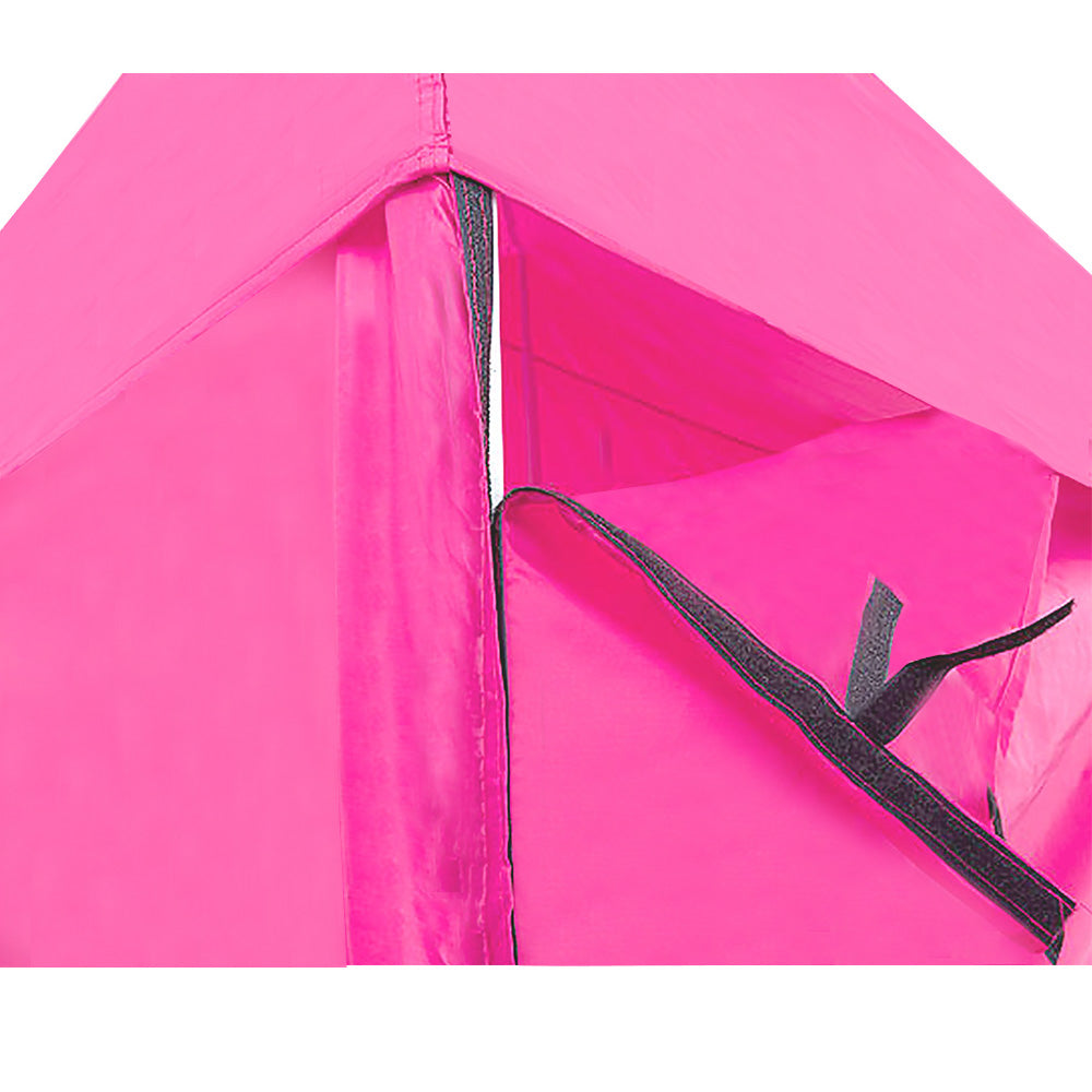 Gazebo Tent Marquee 3x3 PopUp Outdoor Pink