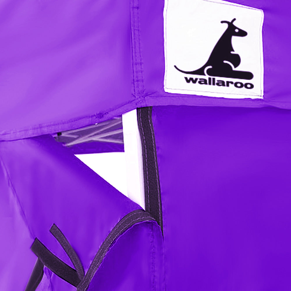 Gazebo Tent Marquee 3x3 PopUp Outdoor Purple