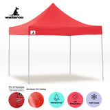 Gazebo Tent Marquee 3x3 PopUp Outdoor  Red