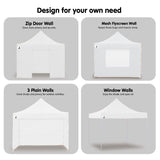 Gazebo Tent Marquee 3x3 PopUp Outdoor  White