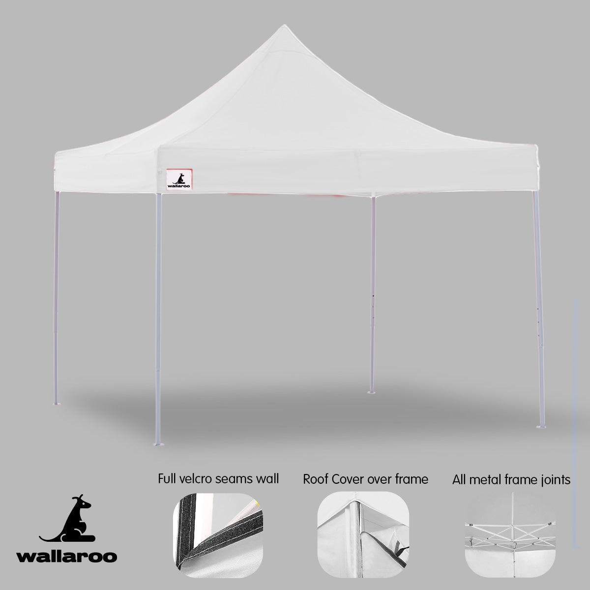 Gazebo Tent Marquee 3x3 PopUp Outdoor  White