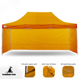 Gazebo Tent Marquee 3x4.5m PopUp Outdoor Orange