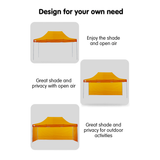 Gazebo Tent Marquee 3x4.5m PopUp Outdoor Orange