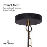 Black and Gold Pendant Light