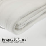 Electric Blanket Queen Size Fitted Underlay Winter Throw - White