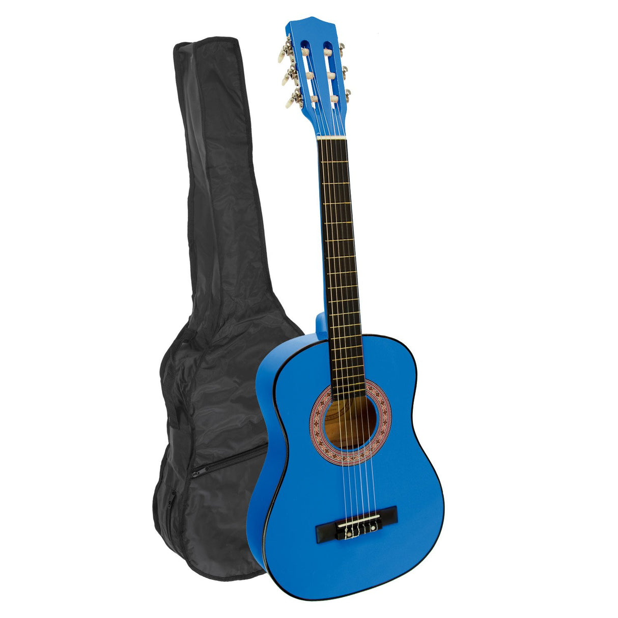 34in Acoustic Children no cut Guitar - Blue