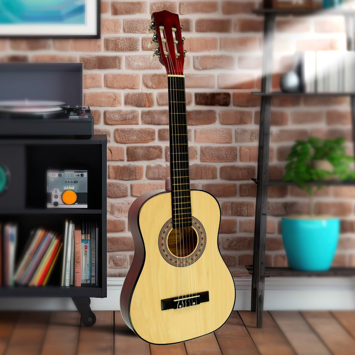 Childrens Guitar  Wooden 34in Acoustic - Natural