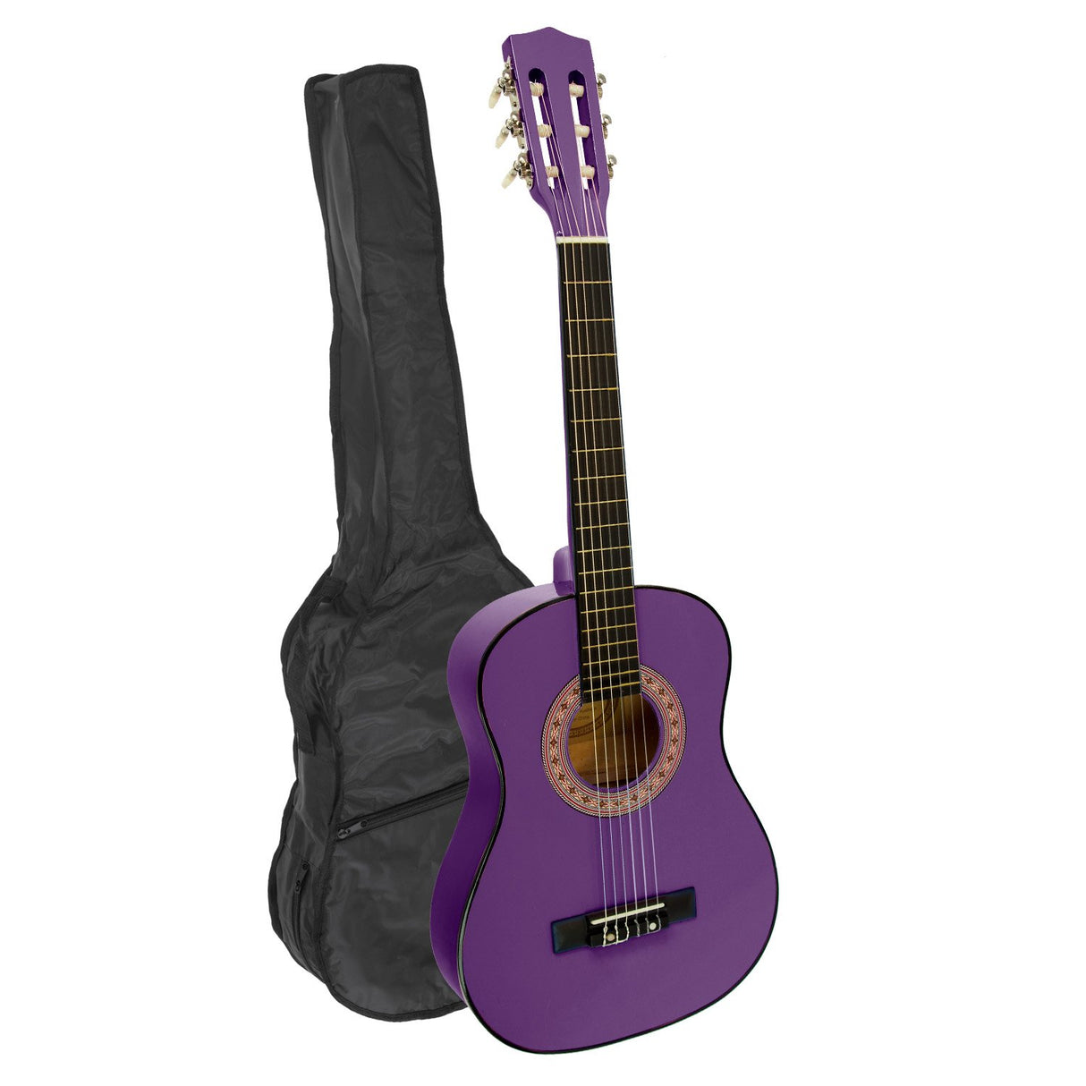 34in Acoustic Children no cut Guitar - Purple