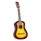 34in Acoustic Wooden Childrens Guitar - Sunburst