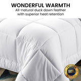 700GSM Duck Down Feather Quilt Duvet Doona - Queen