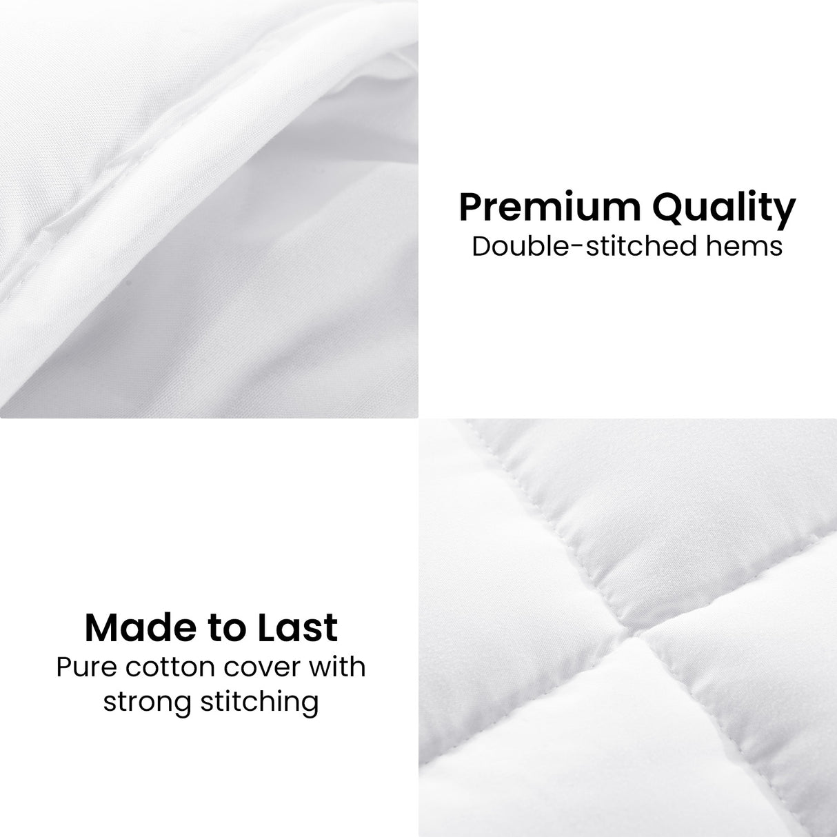 700GSM Goose Down Feather Comforter Doona - Super King