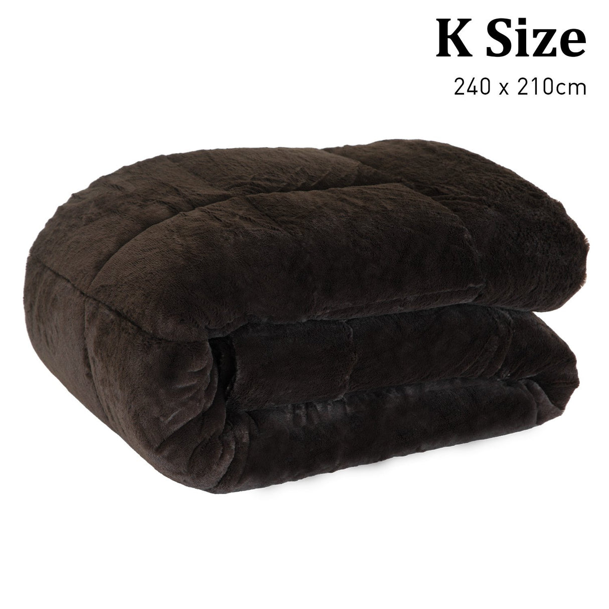500gsm Faux Mink Quilt Comforter - King