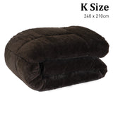 500gsm Faux Mink Quilt Comforter - King