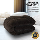 Faux Mink Comforter Quilt Doona Duvet 600GSM - Super King