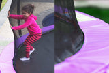 Classic 6ft Trampoline Round Outdoor Free Safety Net Spring Pad Cover Mat Purple
