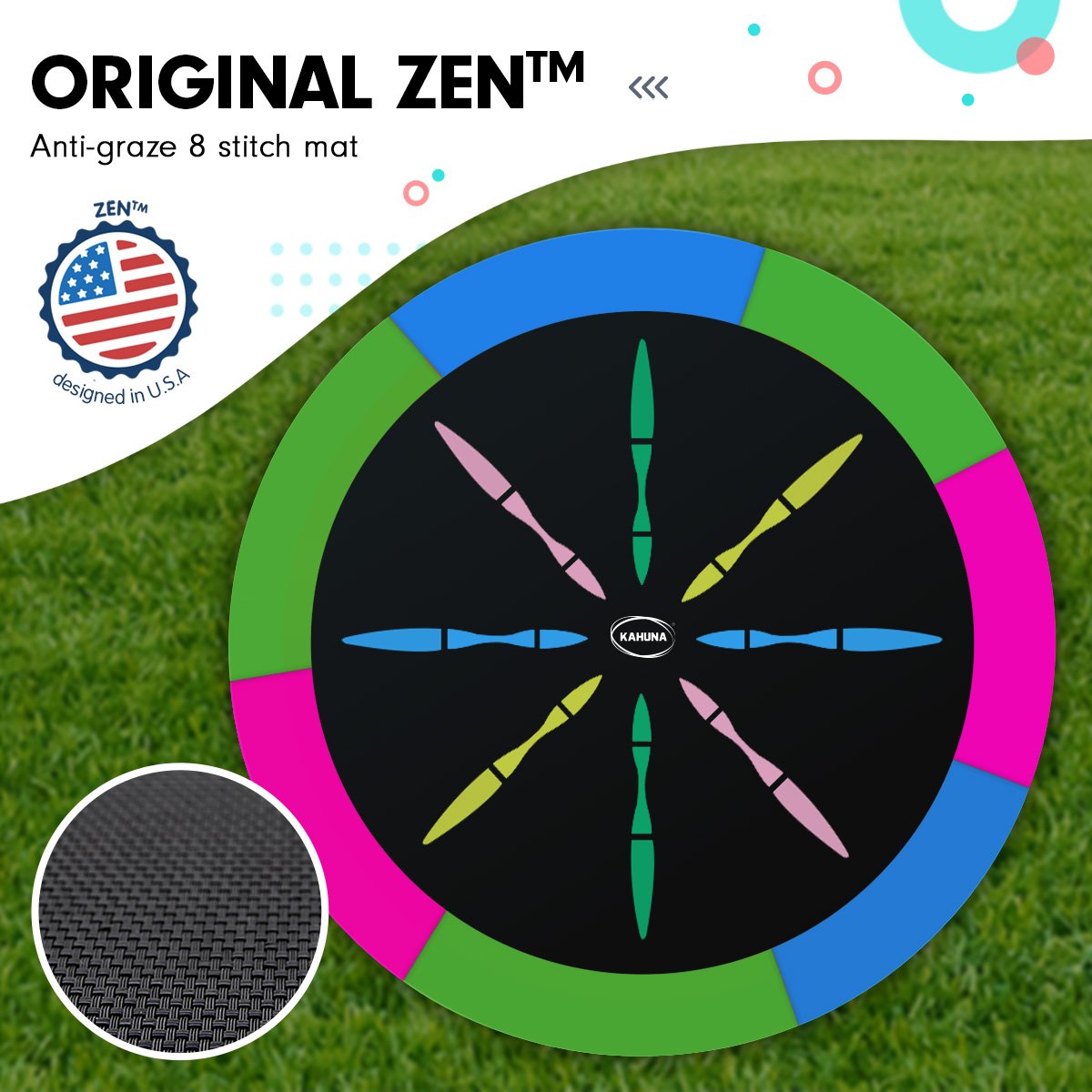 Classic 6ft Trampoline Free Ladder Spring Mat Net Safety Pad Cover Round Enclosure Basketball Set - Rainbow