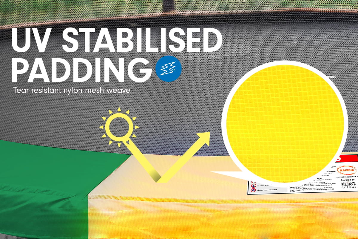 8ft Outdoor Rainbow Trampoline For Kids And Children Suited For Fitness Exercise Gymnastics With Safety Enclosure